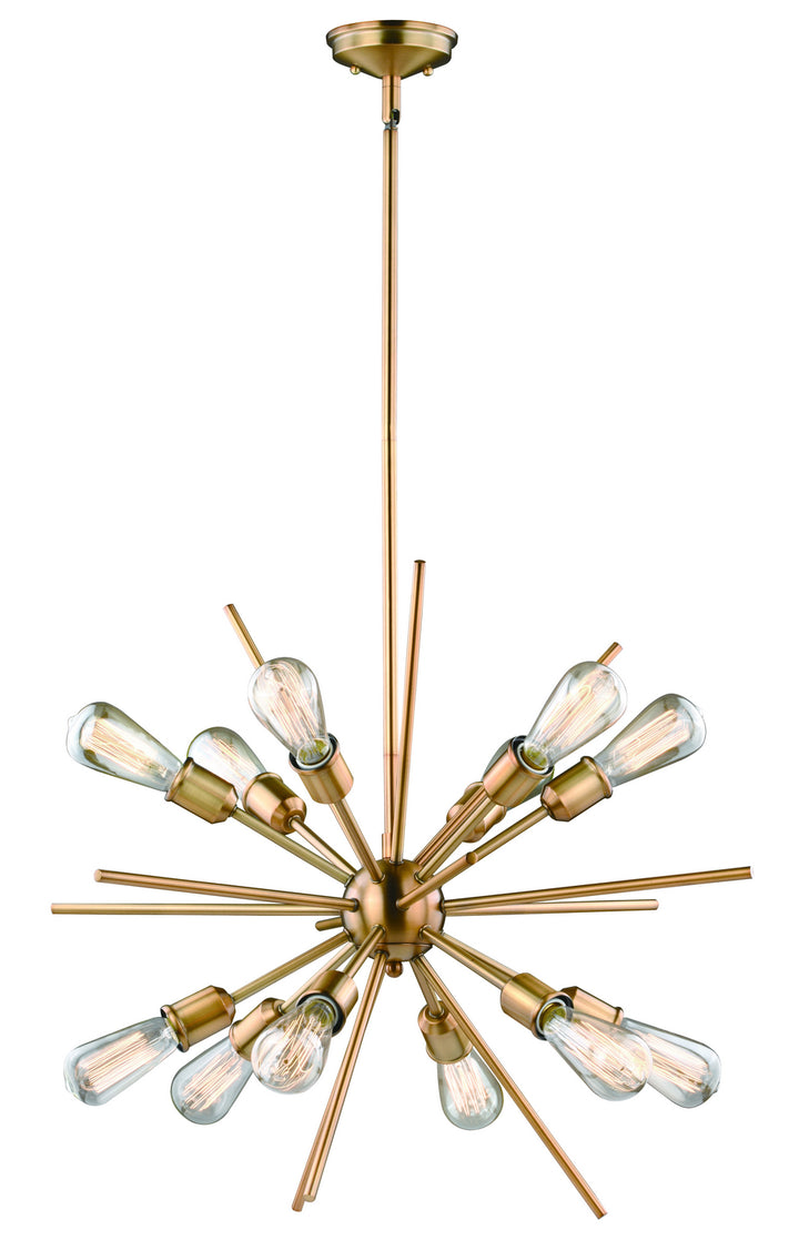 Vaxcel Estelle P0228 Pendant Light - Natural Brass