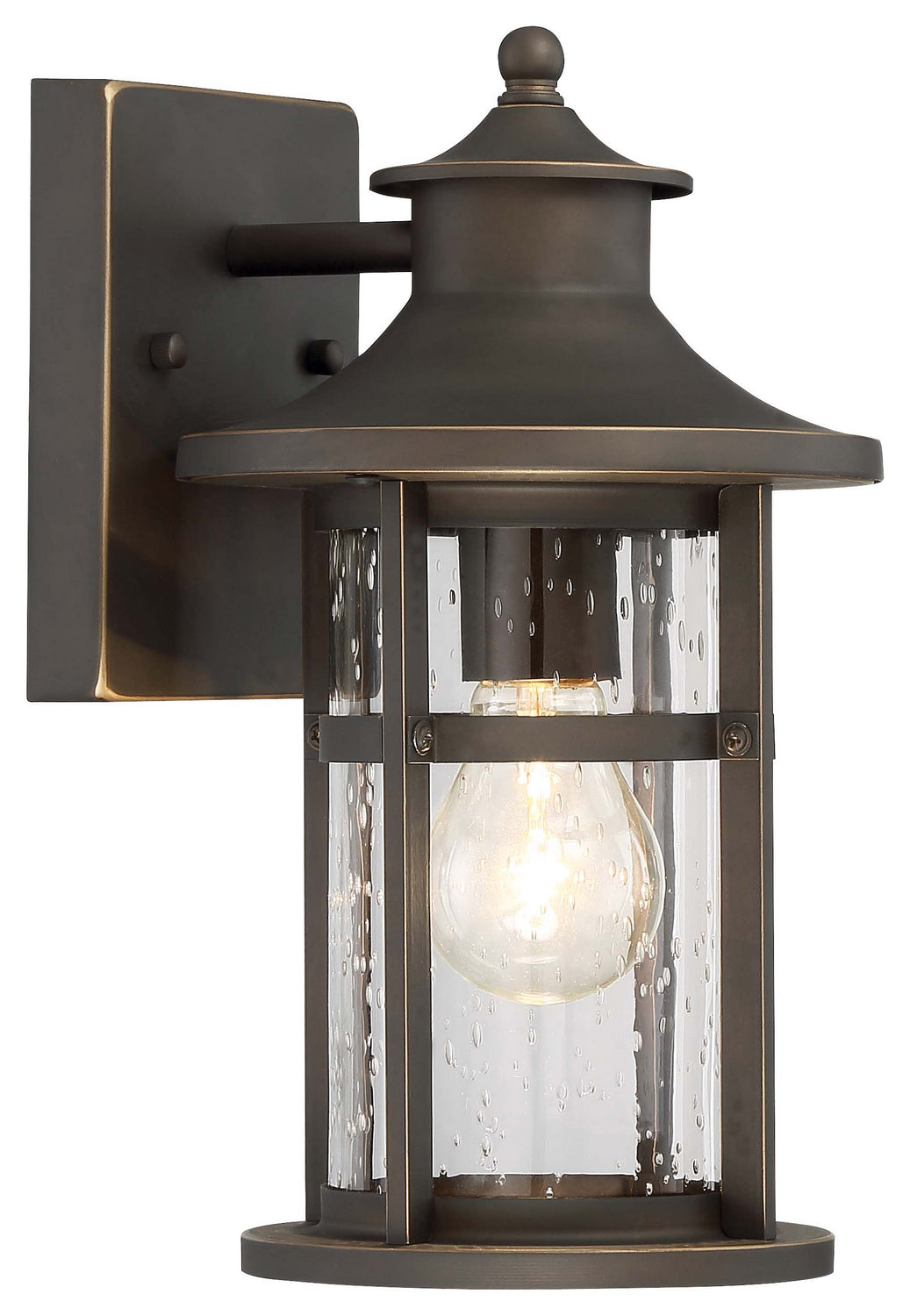 Minka-Lavery Lighting 72551-143C Highland Ridge One Light Outdoor Wall Lamp Outdoor Bronze / Dark