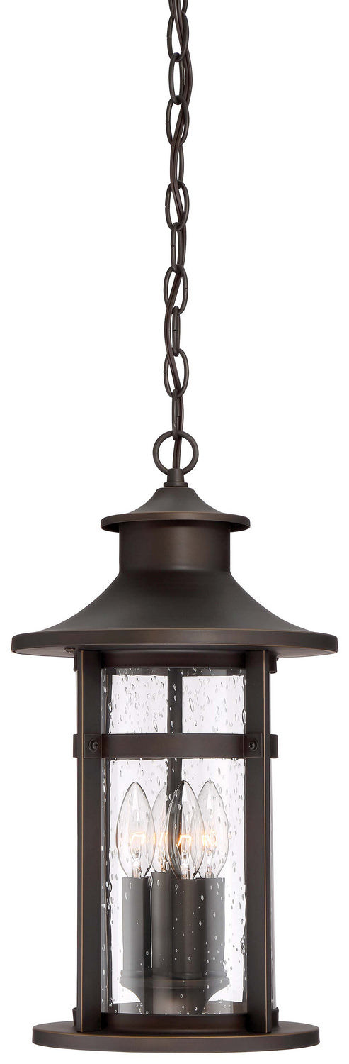 Minka-Lavery Lighting 72554-143C Highland Ridge Four Light Outdoor Chain Hung Outdoor Bronze / Dark