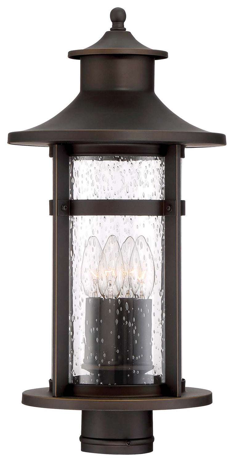 Minka-Lavery Lighting 72556-143C Highland Ridge Four Light Outdoor Post Mount Outdoor Bronze / Dark