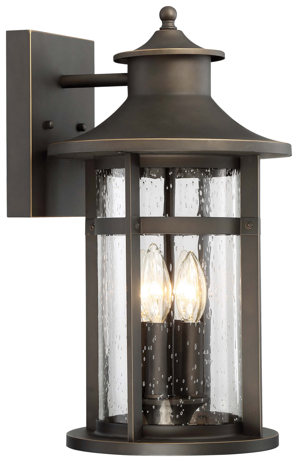 Minka-Lavery Lighting 72553-143C Highland Ridge Four Light Outdoor Wall Lamp Outdoor Bronze / Dark
