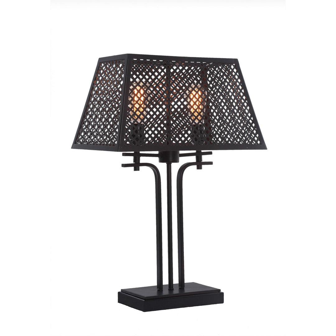 Toltec Lighting 1411-ES-LED18A Corbello Led Table Lamp Lamp Bronze / Dark