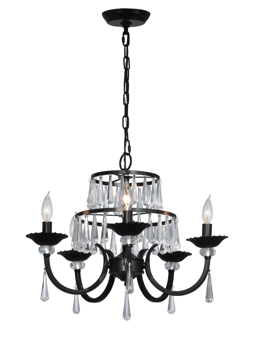 Dale Tiffany  SGH16036 Chandelier Light - Dark Bronze