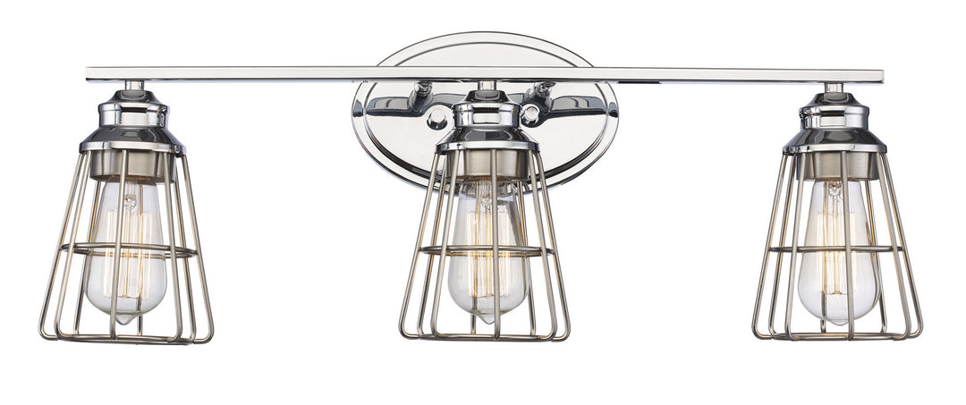 Trans Globe Imports 21193 PC Bath Vanity Light 25 in. wide - Polished Chrome