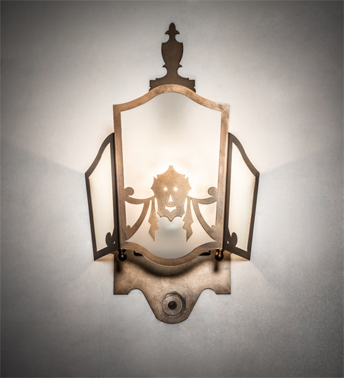 Meyda Tiffany Theatre Mask 82253 Wall Light - Antique Copper