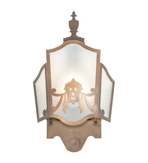 Meyda Tiffany Theatre Mask 82253 Wall Light - Antique Copper