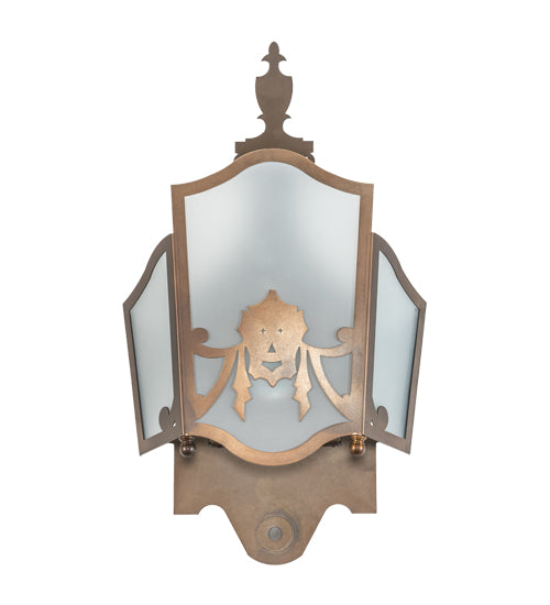 Meyda Tiffany Theatre Mask 82253 Wall Light - Antique Copper