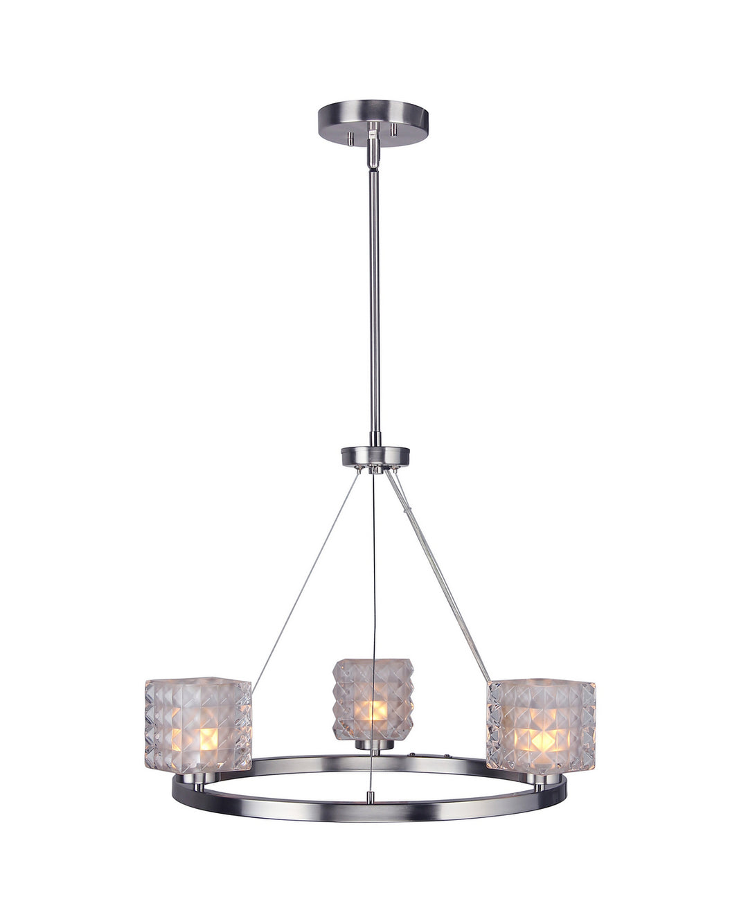 Woodbridge Charlotte 16313STN-C80410 Chandelier Light - Satin Nickel