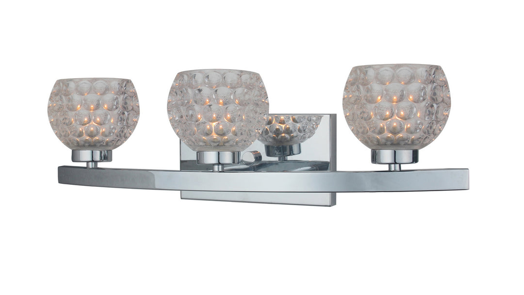 Woodbridge Charlotte 16353CHR-C00510 Bath Vanity Light 21 in. wide - Chrome
