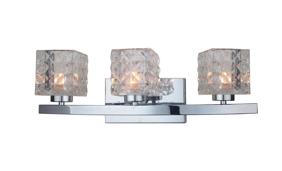 Woodbridge Charlotte 16353CHR-C80410 Bath Vanity Light 21 in. wide - Chrome