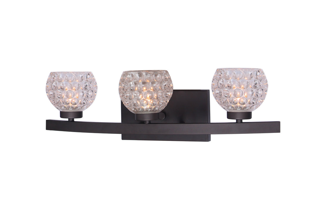 Woodbridge Charlotte 16353MEB-C00510 Bath Vanity Light 21 in. wide - Bronze