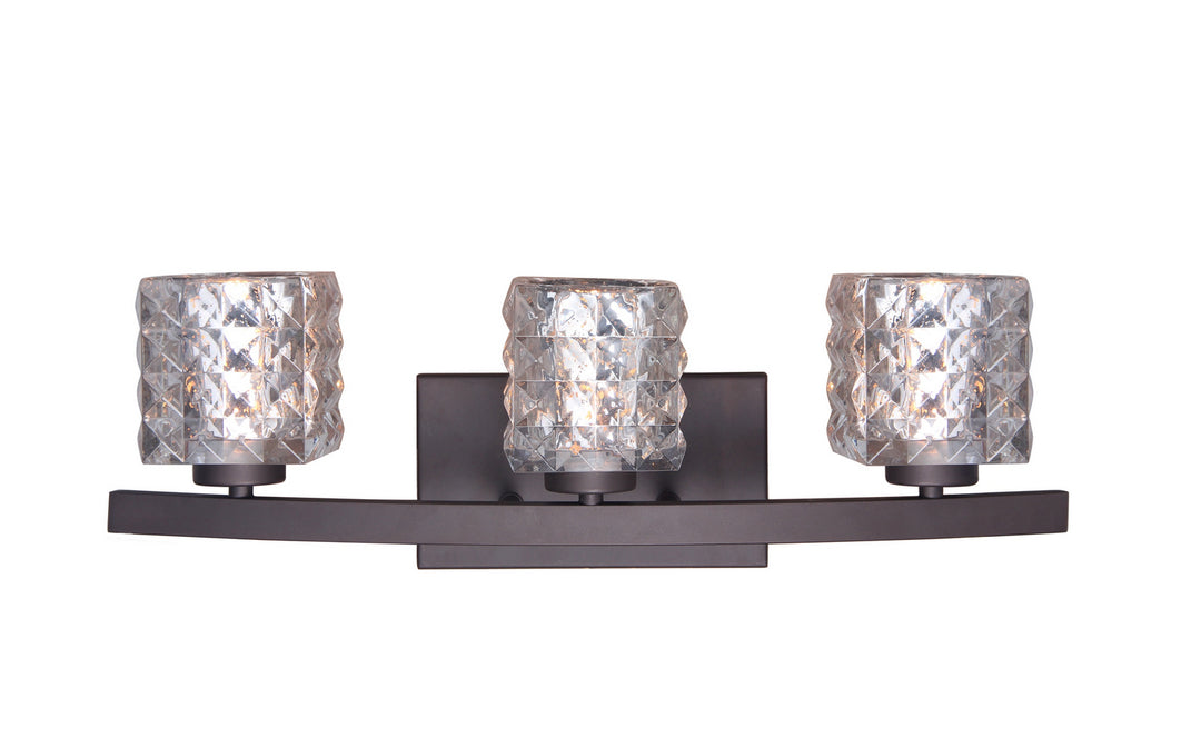 Woodbridge Charlotte 16353MEB-C80414 Bath Vanity Light 21 in. wide - Bronze