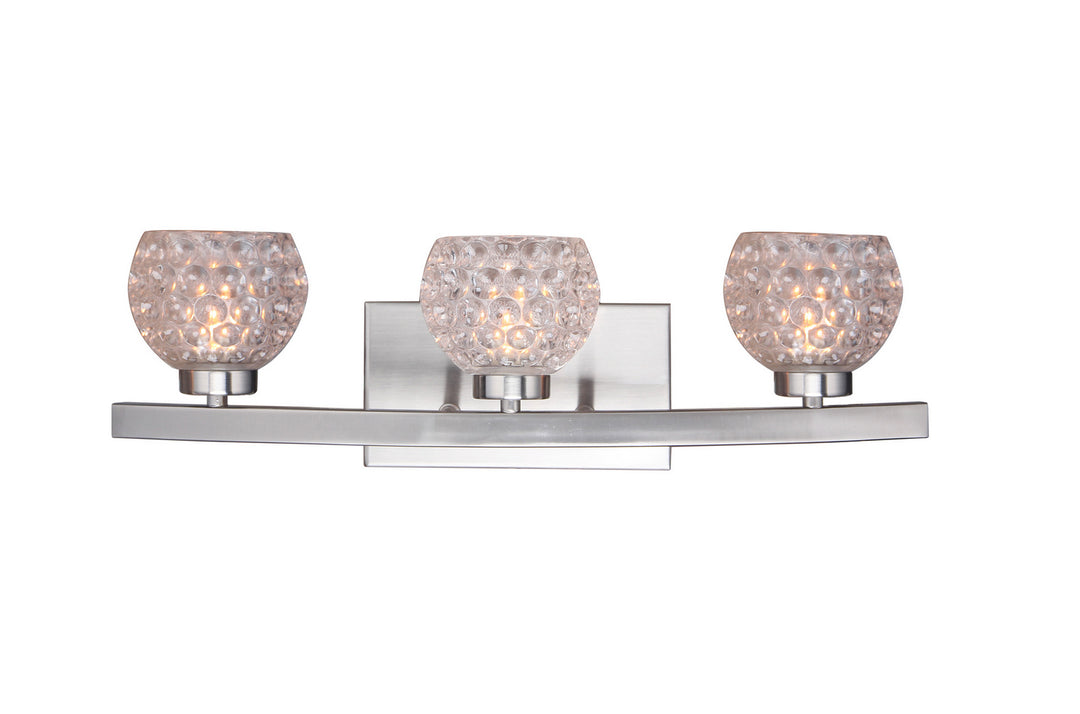 Woodbridge Charlotte 16353STN-C00510 Bath Vanity Light 21 in. wide - Satin Nickel