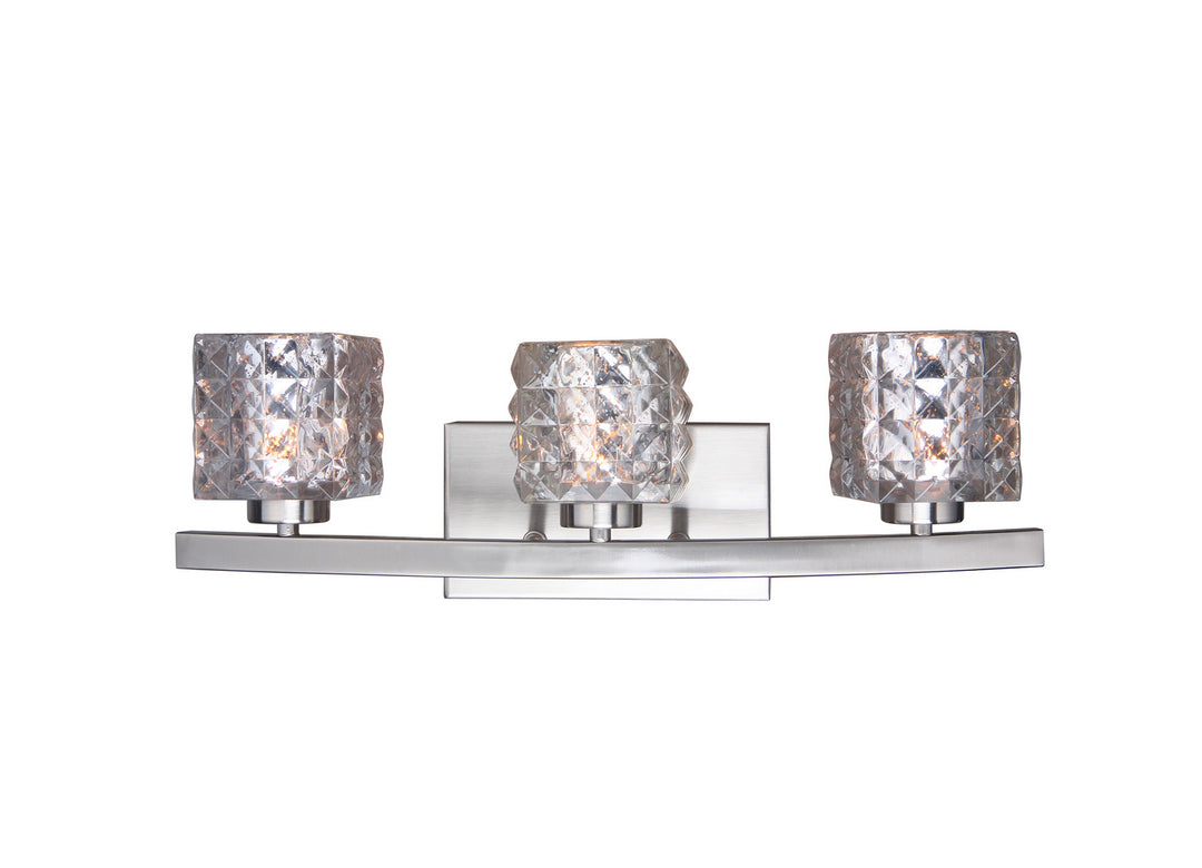 Woodbridge Charlotte 16353STN-C80414 Bath Vanity Light 21 in. wide - Satin Nickel
