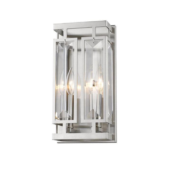 Z-Lite Mersesse 6006-2S-BN Wall Sconce Light - Brushed Nickel