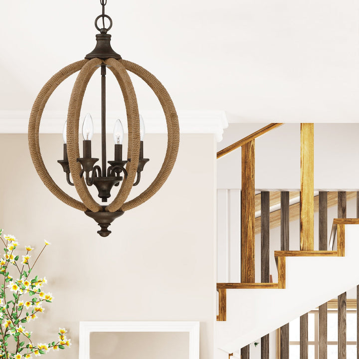 Savoy House Findlay 7-9215-4-32 Pendant Light - Artisan Rust