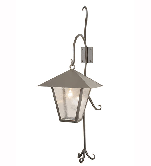 Meyda Tiffany Lighting 82331 Vine Lantern One Light Wall Sconce Outdoor Bronze / Dark