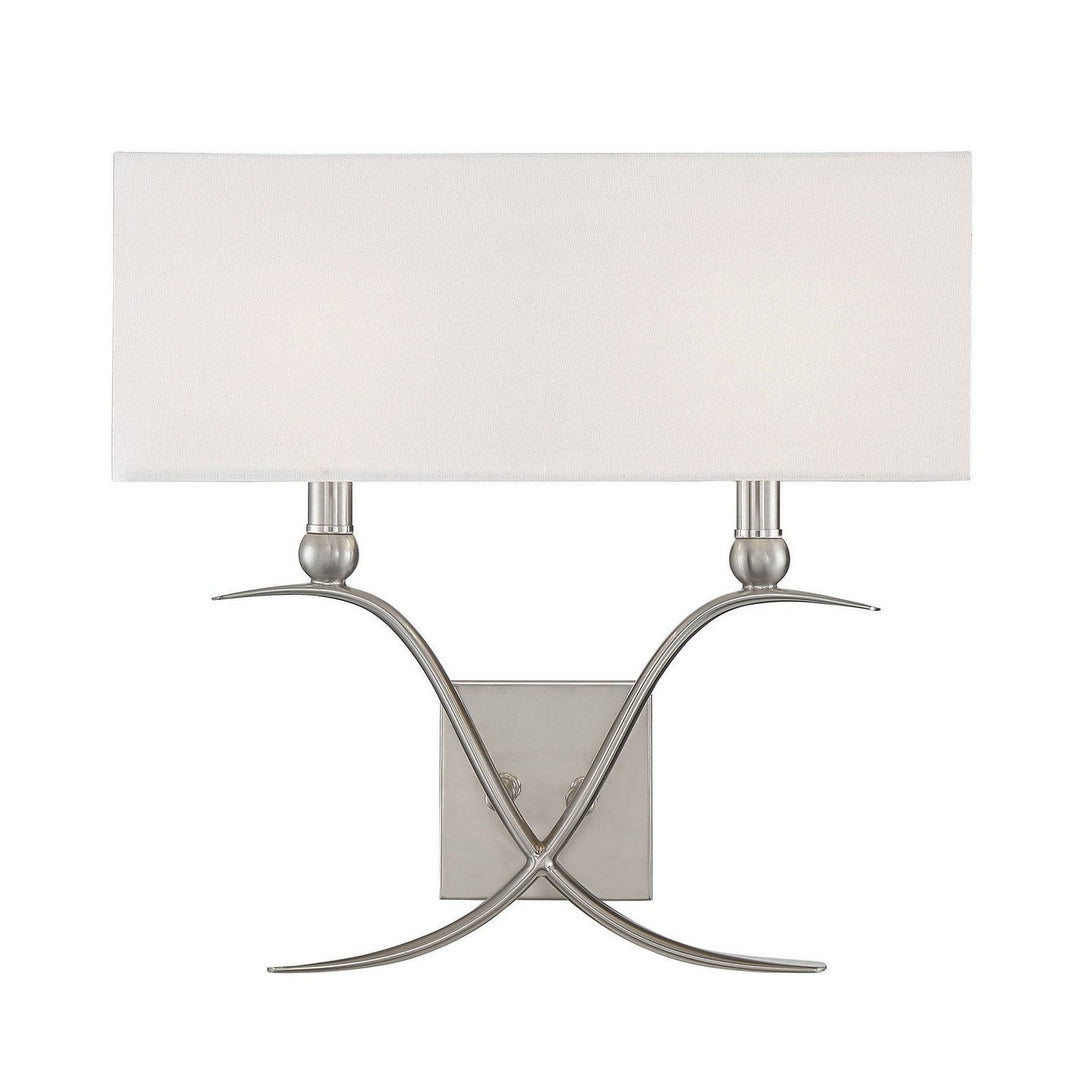 Savoy House Payton 9-800-2-SN Wall Sconce Light - Satin Nickel
