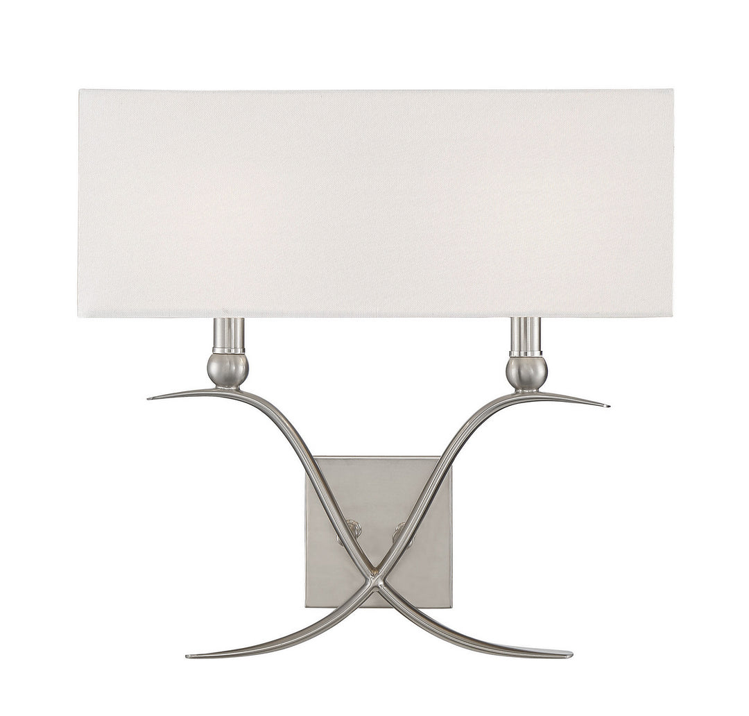 Savoy House Payton 9-800-2-SN Wall Sconce Light - Satin Nickel