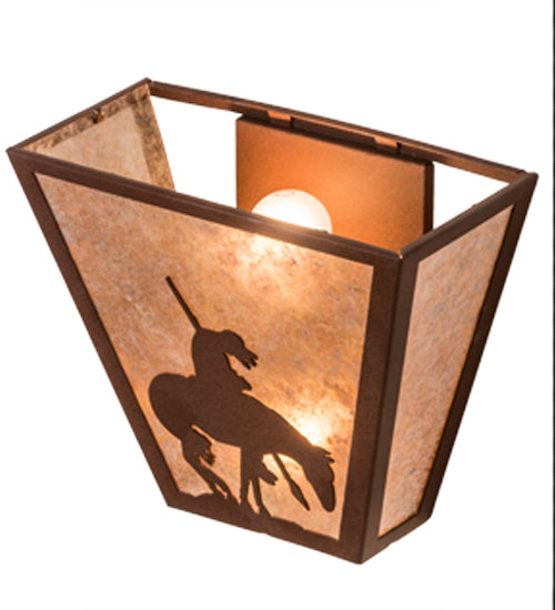 Meyda Tiffany Trails End 82335 Wall Light - Red Rust