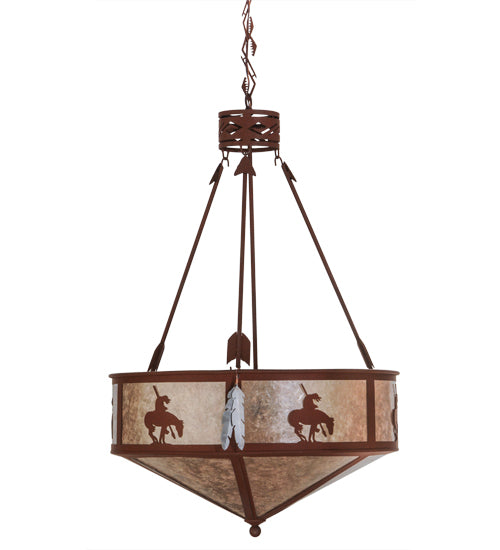 Meyda Tiffany Trails End 82337 Pendant Light - Red Rust