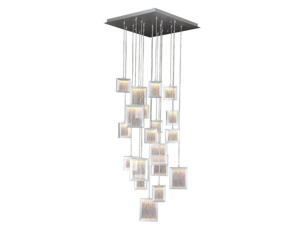 Avenue Brentwood HF6011-BA Pendant Light - Brushed Aluminum