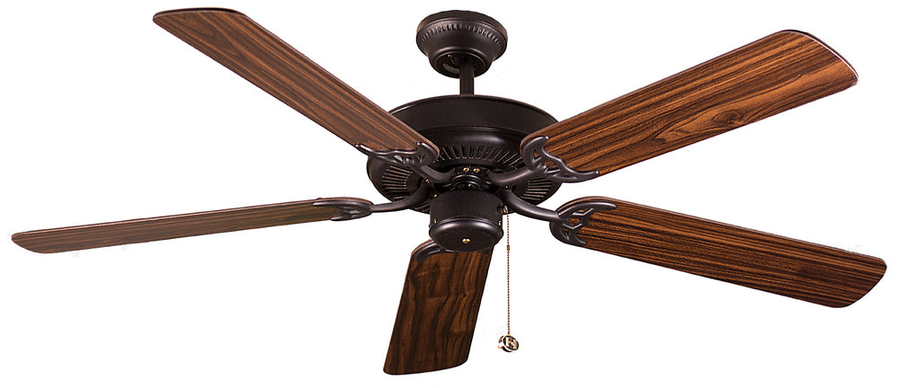 HOMEnhancements Caliber B552 RB5P Ceiling Fan 52 - Rubbed Bronze, Oak/Walnut/