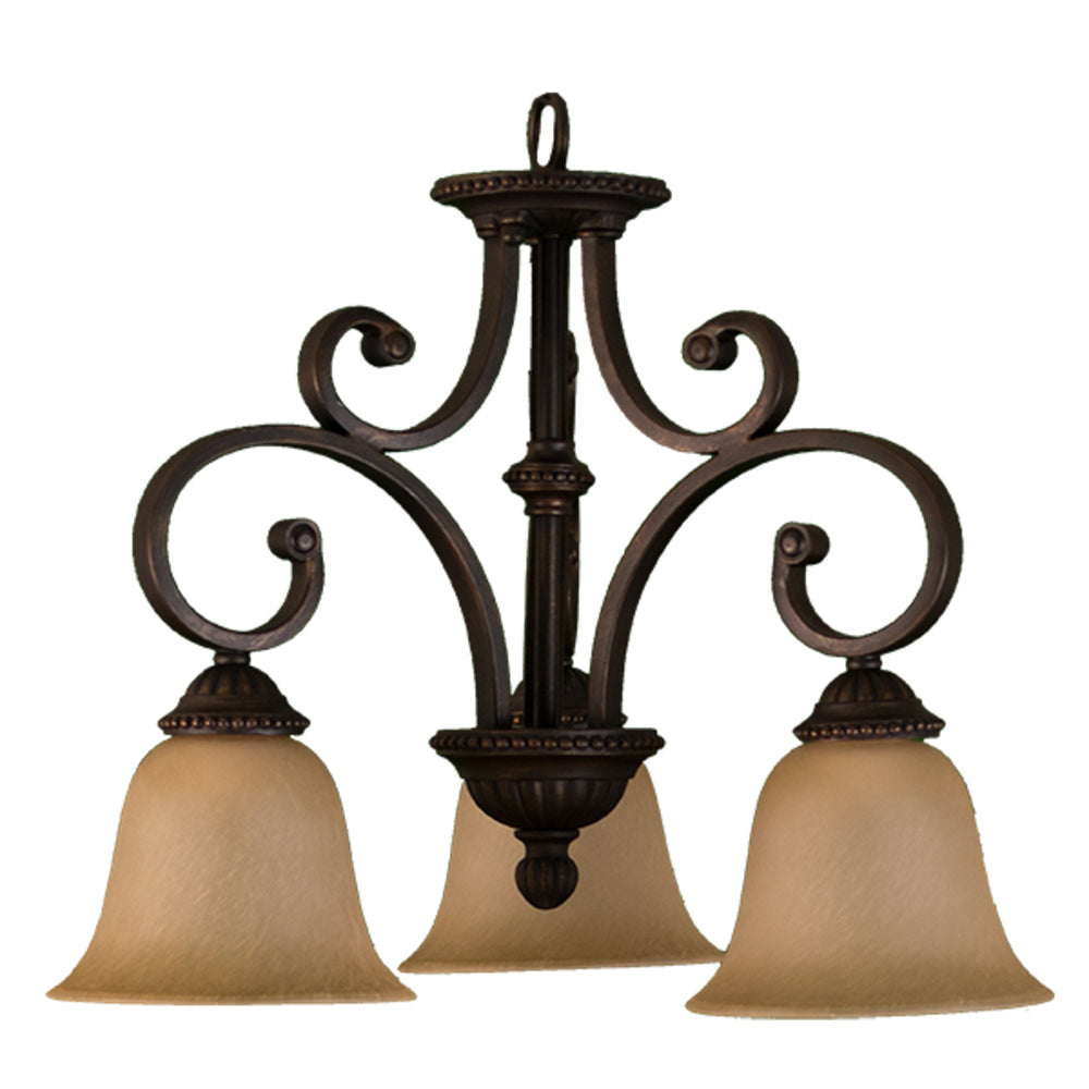 HOMEnhancements Alpine BDF-13CH(TS)-RB Chandelier Light - Rubbed Bronze