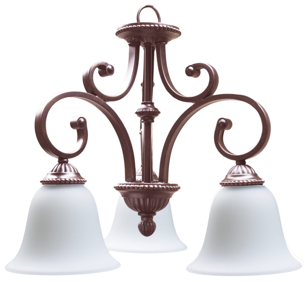 HOMEnhancements Alpine BDF-13CH(WH)-RB Chandelier Light - Bronze