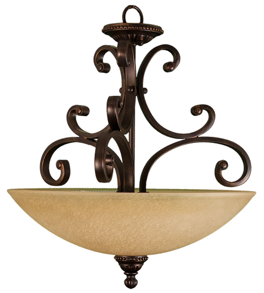 HOMEnhancements Alpine BDF-1PB(TS)-RB Pendant Light - Rubbed Bronze