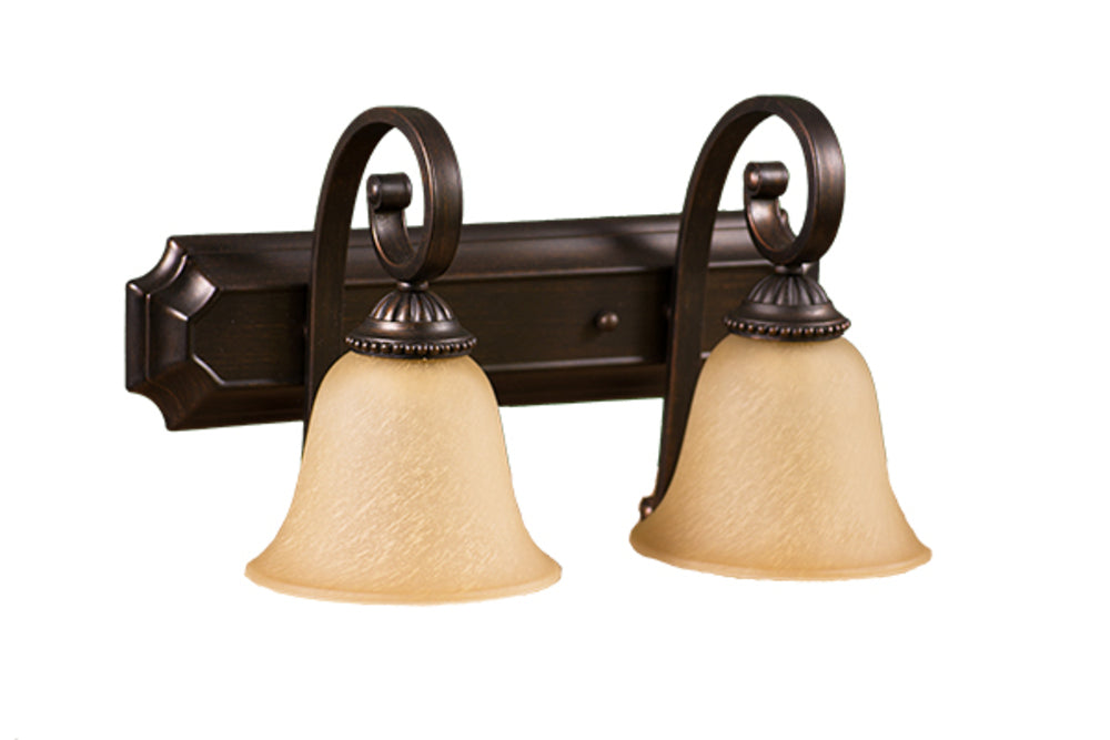 HOMEnhancements Alpine BDF-2TS-RB Bath Vanity Light 19 in. wide - Rubbed Bronze