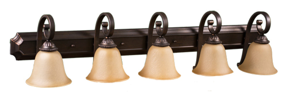 HOMEnhancements Alpine BDF-5TS-RB Bath Vanity Light 48 in. wide - Rubbed Bronze