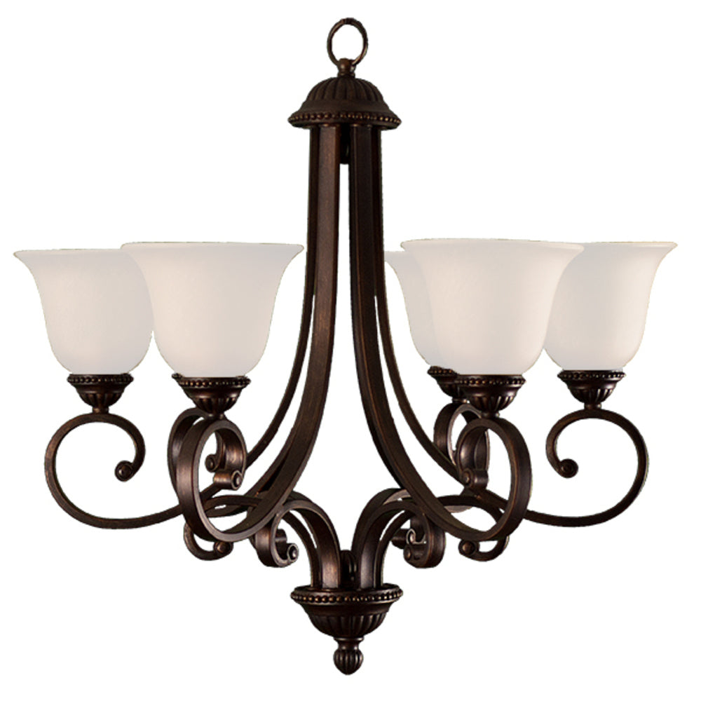 HOMEnhancements Alpine BDF-6CH(WH)-RB Chandelier Light - Bronze