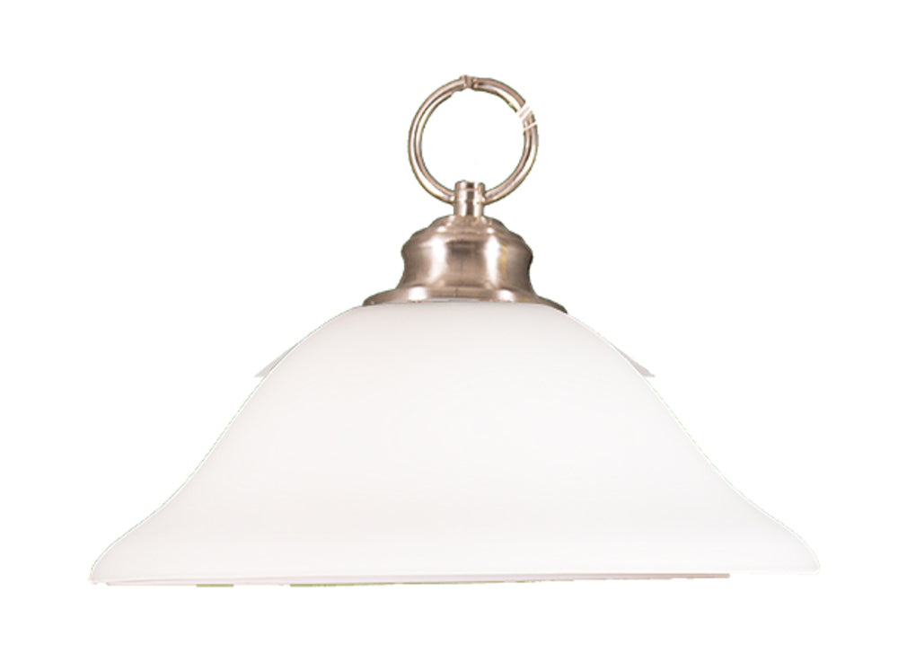 HOMEnhancements BN-4WH-NK Pendant Light - Brushed Nickel