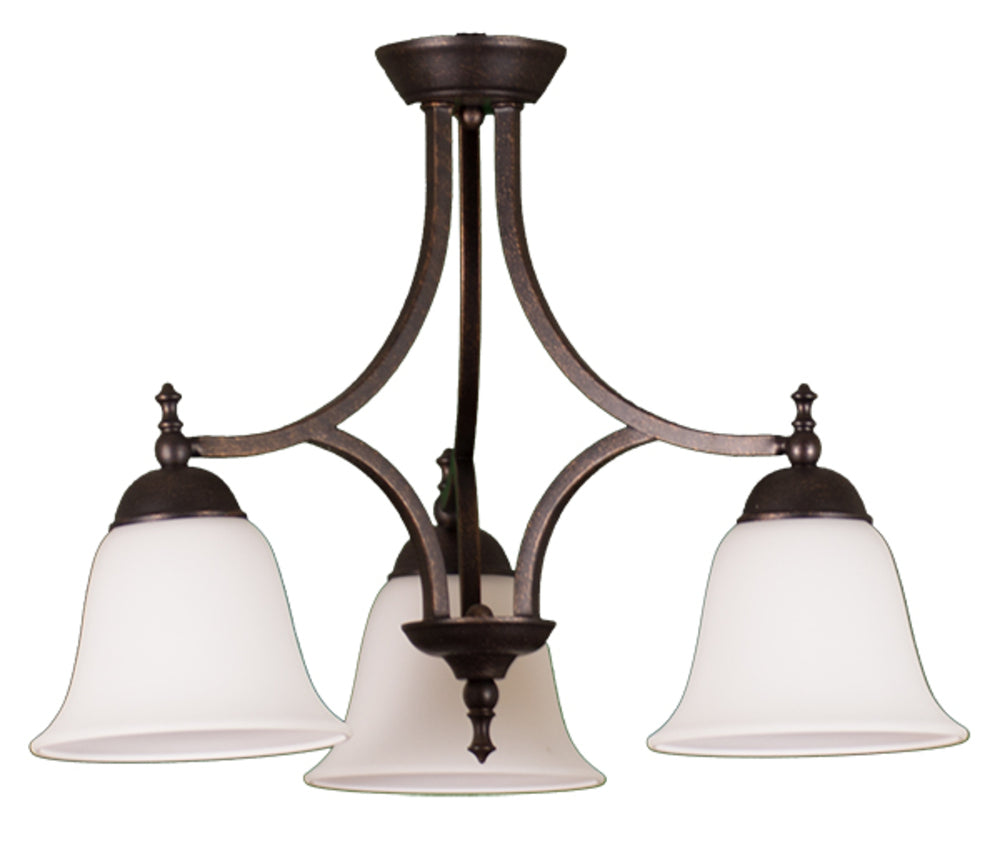 HOMEnhancements Austin CH-143D(WH)-RB Chandelier Light - Rubbed Bronze