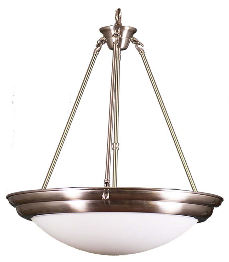 HOMEnhancements Laredo CH-1WH-NK Pendant Light - Brushed Nickel