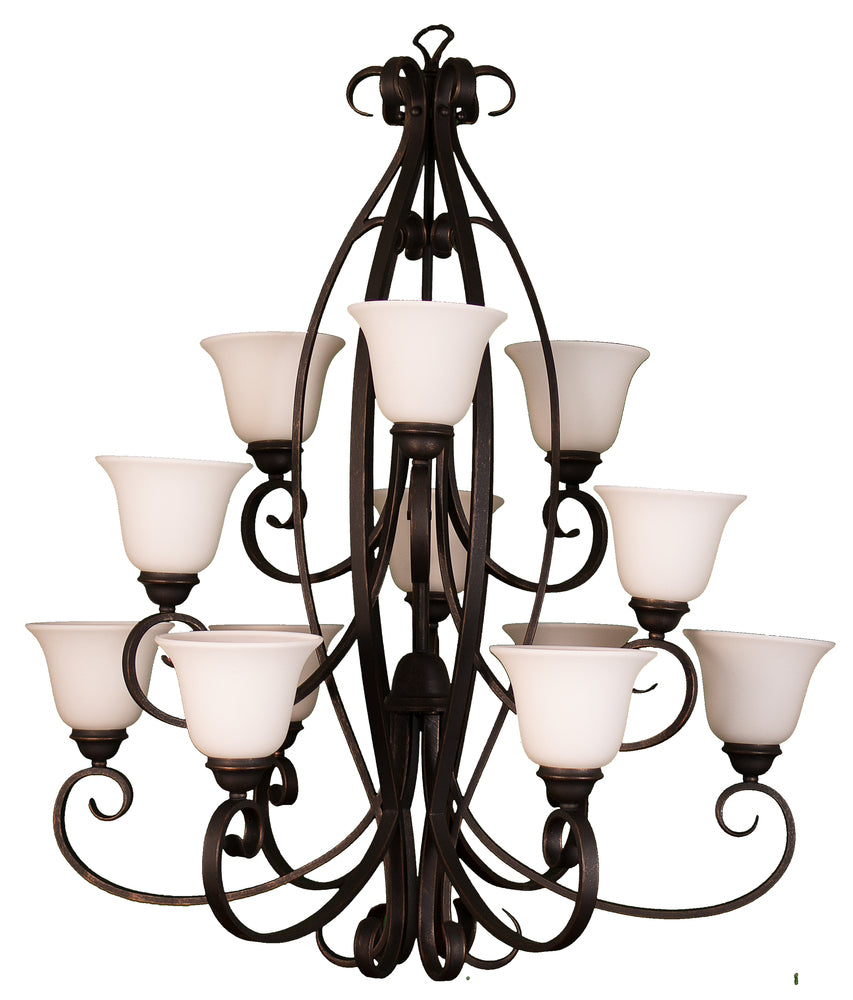 HOMEnhancements El Paso EP-CH12(WH)-RB Chandelier Light - Rubbed Bronze