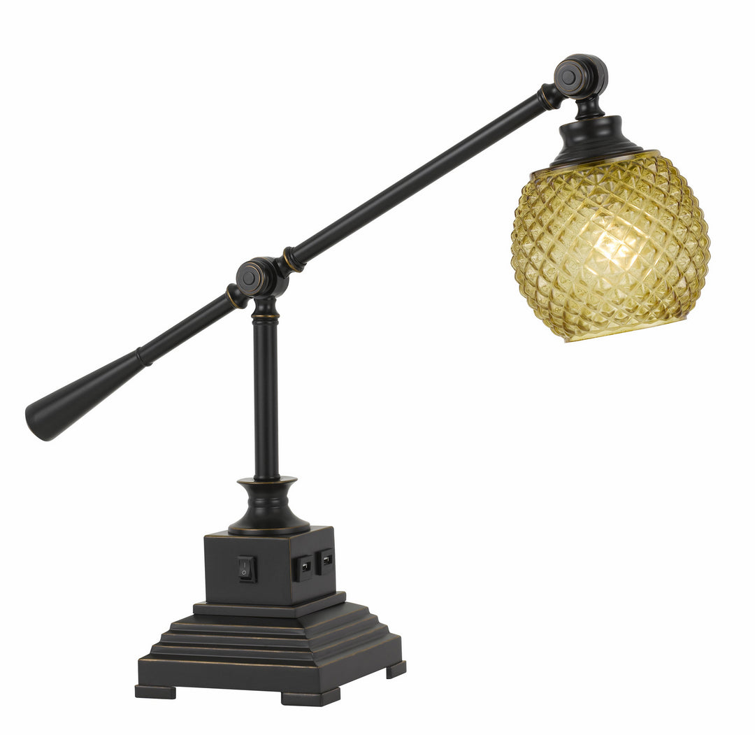 Cal Lighting BO-2777DK Brandon One Light Desk Lamp Lamp Bronze / Dark