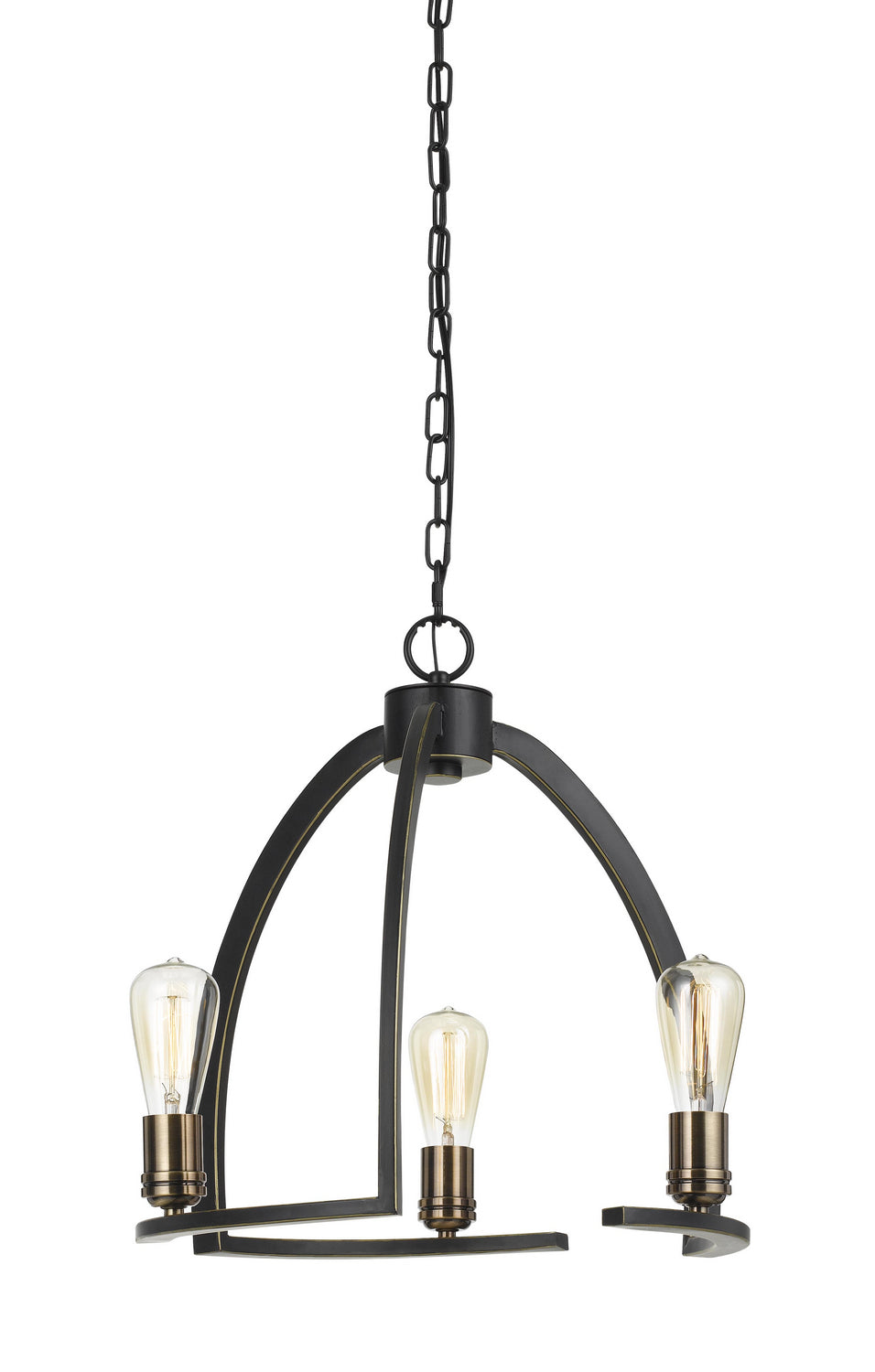 Cal Kinder FX-3664-3 Chandelier Light - Dark Bronze