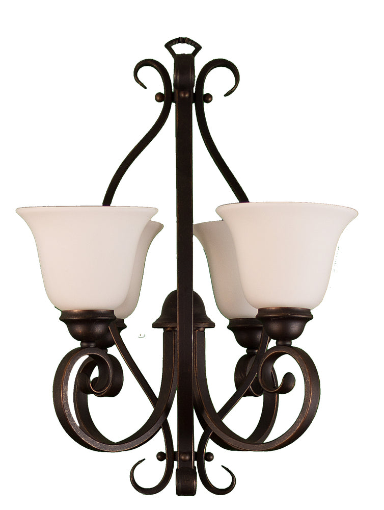 HOMEnhancements El Paso EP-CH4(WH)-RB Chandelier Light - Rubbed Bronze