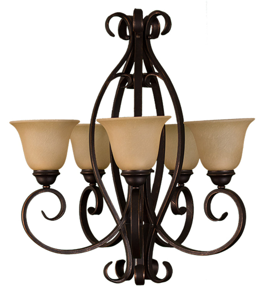 HOMEnhancements El Paso EP-CH5(TS)-RB Chandelier Light - Rubbed Bronze