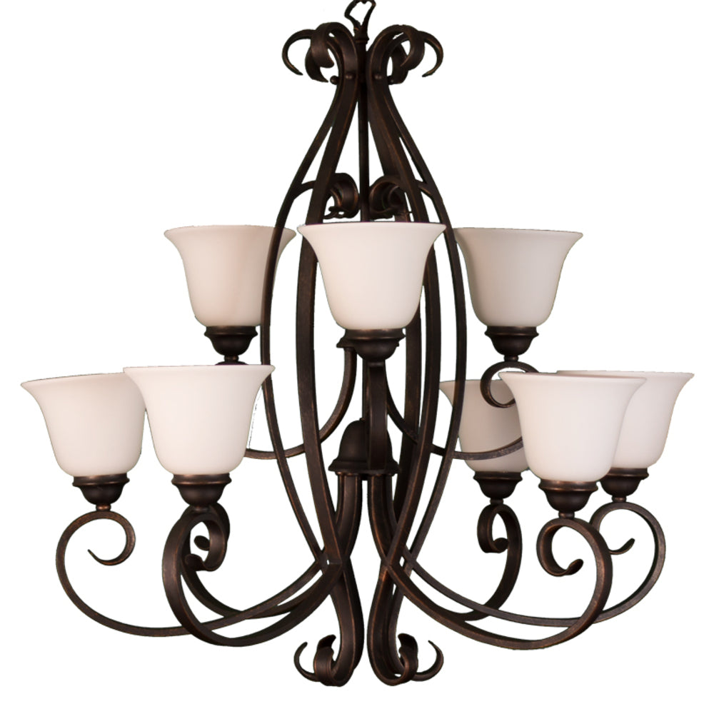 HOMEnhancements El Paso EP-CH9(WH)-RB Chandelier Light - Rubbed Bronze