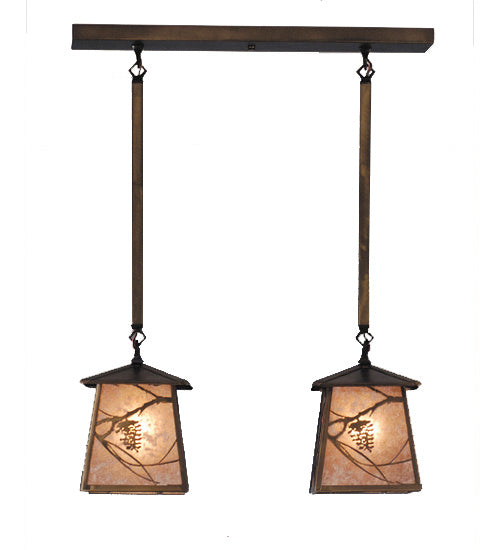 Meyda Tiffany Whispering Pines 82388 Pendant Light - Antique Copper