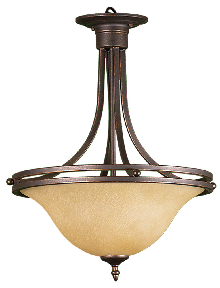 HOMEnhancements Austin HF-145TS-RB Pendant Light - Rubbed Bronze