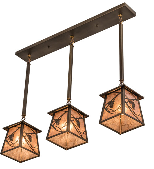 Meyda Tiffany Whispering Pines 82389 Pendant Light - Antique Copper