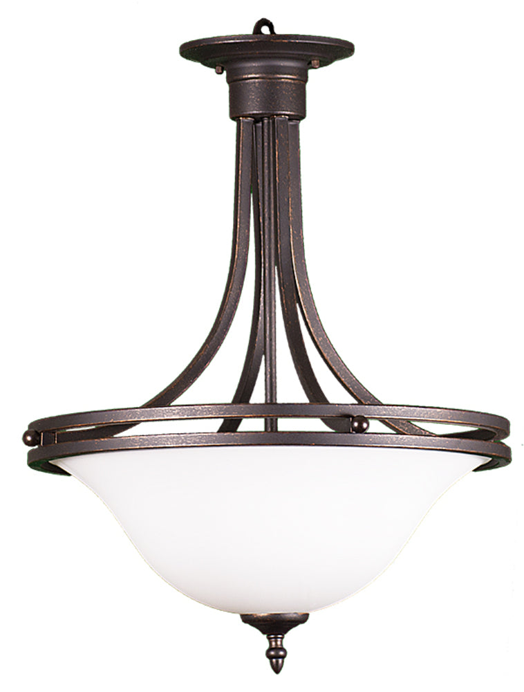 HOMEnhancements Austin HF-145WH-RB Pendant Light - Rubbed Bronze