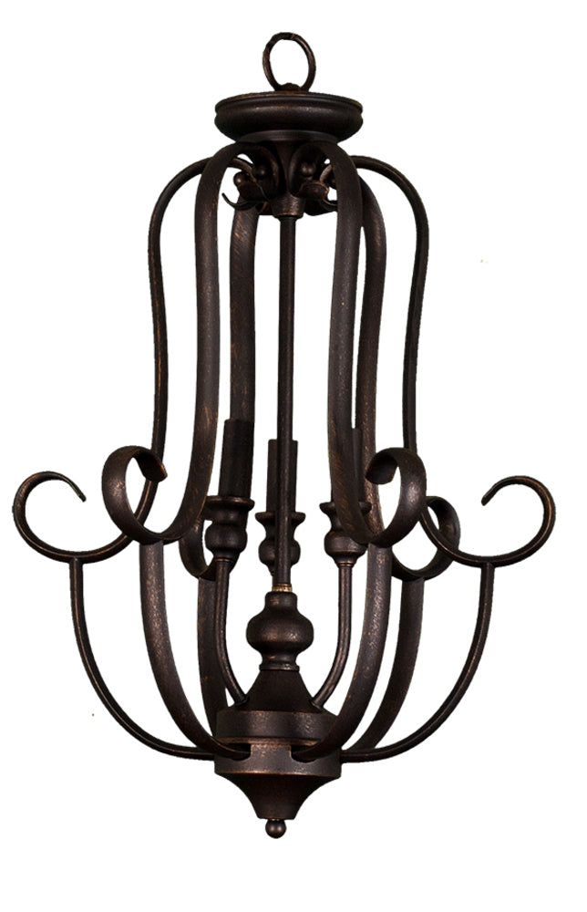 HOMEnhancements Entry HF-30-RB Pendant Light - Rubbed Bronze