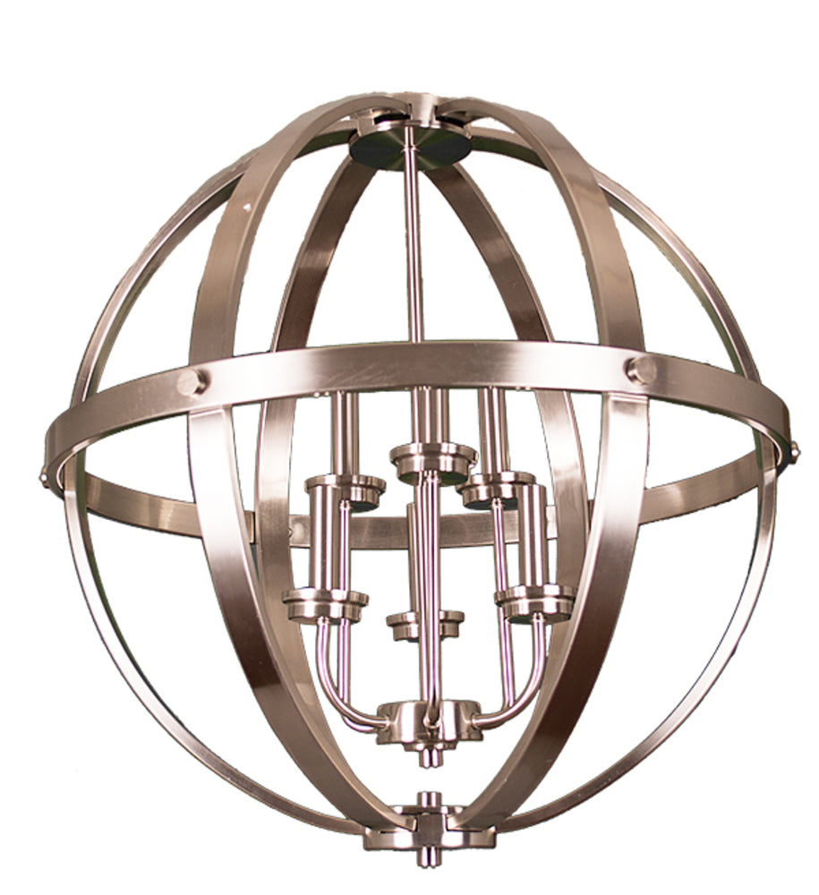 HOMEnhancements Spheres HSP-24-NK Pendant Light - Brushed Nickel