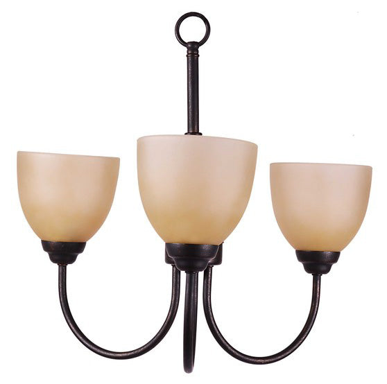 HOMEnhancements Laredo LE-CH3TS-RB Chandelier Light - Rubbed Bronze