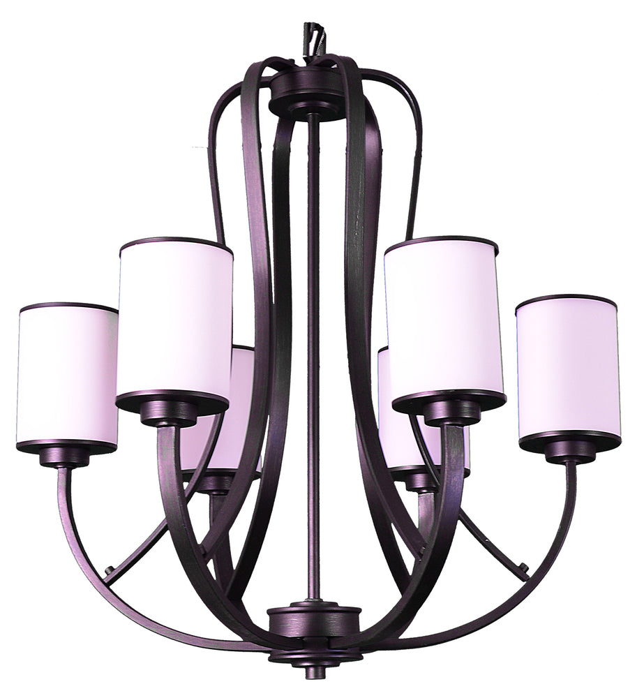 HOMEnhancements Lexington LX-CH6(WH)-RB Chandelier Light - Rubbed Bronze